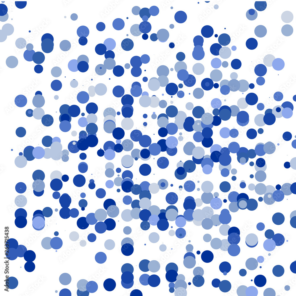 Blue points on white background  