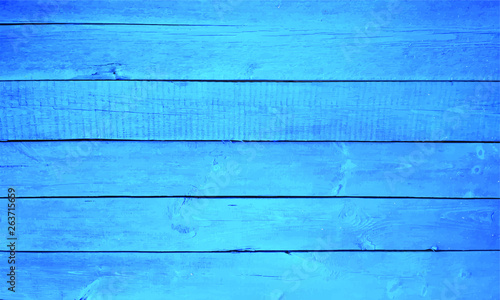 Blue wooden vintage boards. Old painted wood abstract background.
