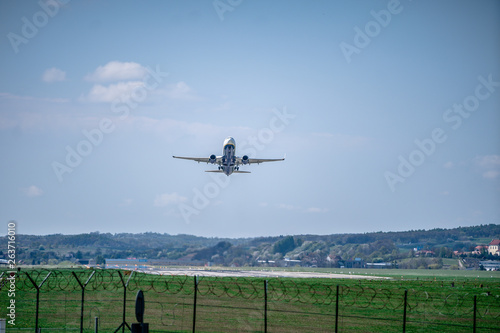 Airplane at startup