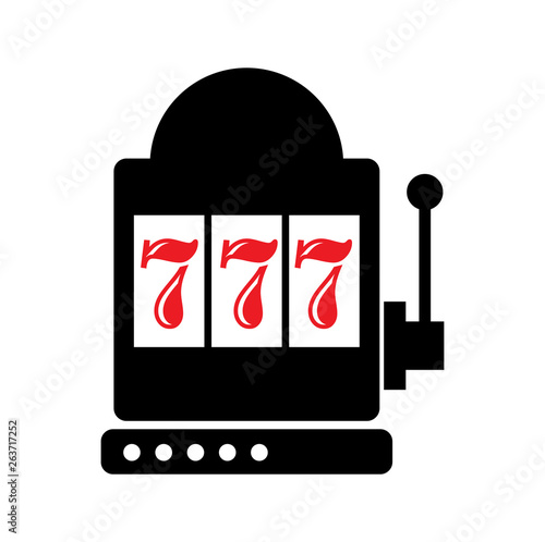 Casino icon on background for graphic and web design. Simple vector sign. Internet concept symbol for website button or mobile app.