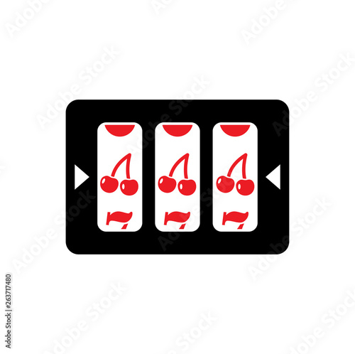 Casino icon on background for graphic and web design. Simple vector sign. Internet concept symbol for website button or mobile app.
