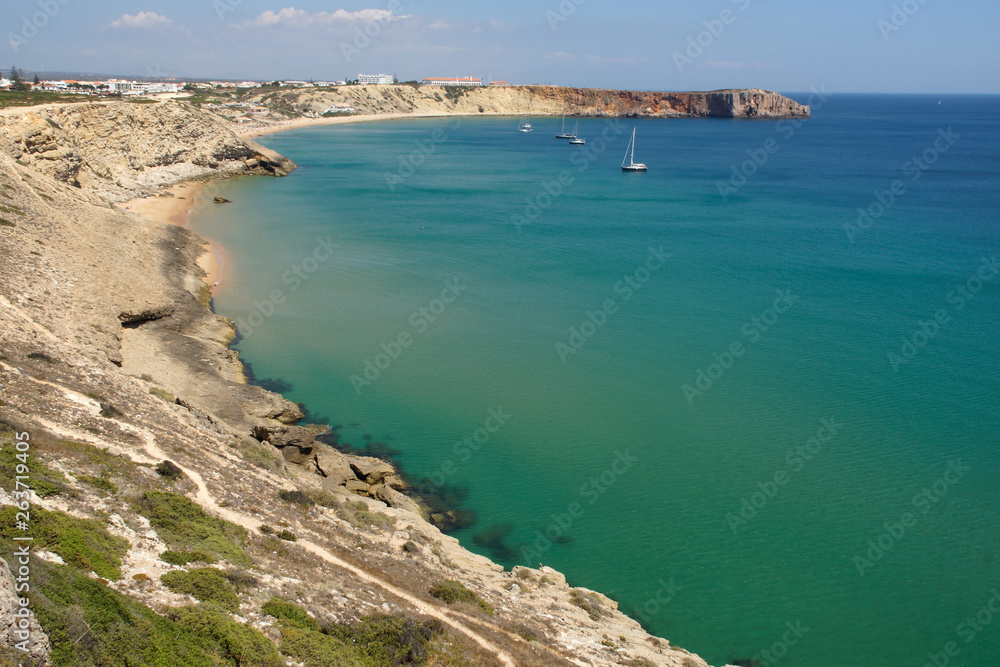 Algarve (Portugal). Cove next to the Fortress of Sagres