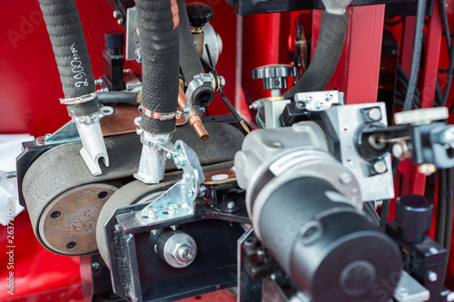Fotografia Submerged arc welding machine.