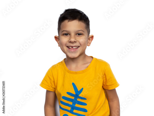 Portrait of cute smiling little boy