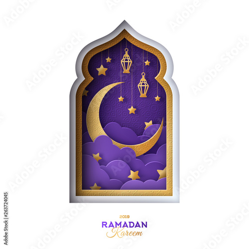 Arabian night in window