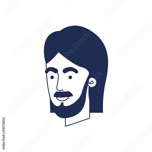 head of man avatar character