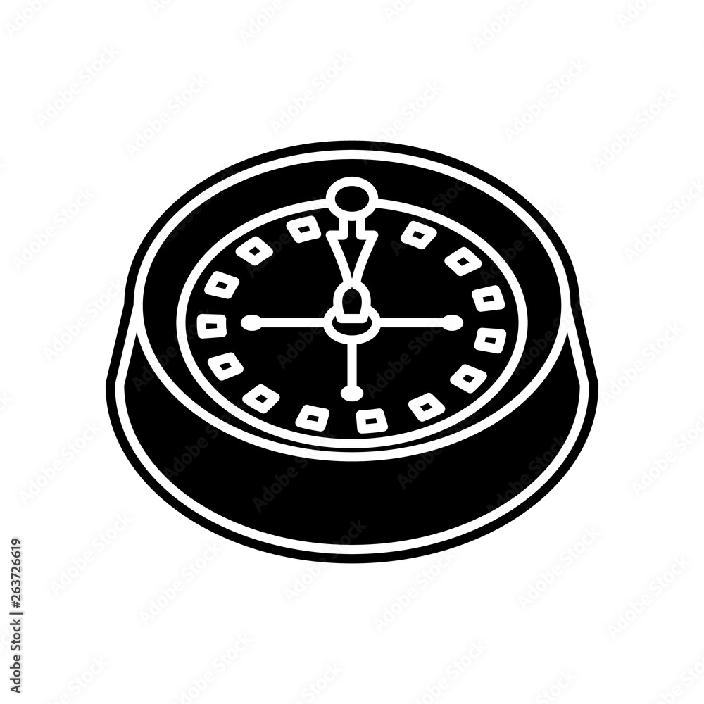 Roulette in the casino icon. Element of Casino for mobile concept and web apps icon. Glyph, flat icon for website design and development, app development Roulette in the casino icon. Element of Casino for mobile concept and web apps icon. Glyph, flat icon for website design and development, app development
