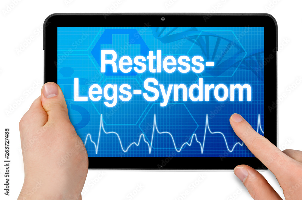 Tablet with touchscreen and restless leg syndrome Tablet with touchscreen and restless leg syndrome