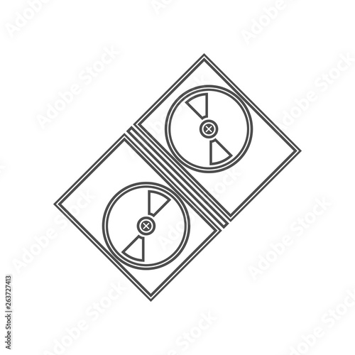 cinematographic tape icon. Set of cinema  element icons. Premium quality graphic design. Signs and symbols collection icon for websites, web design, mobile app on white background