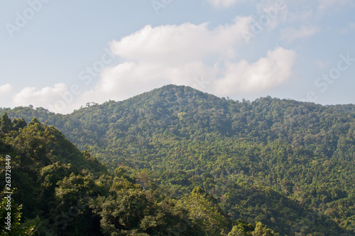 view of mountains Thailand Ko Phangan