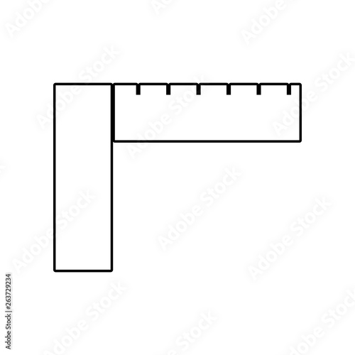 Degree Square icon. Element of Constraction tools for mobile concept and web apps icon. Outline, thin line icon for website design and development, app development