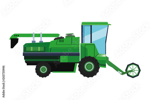 tractor icon cartoon