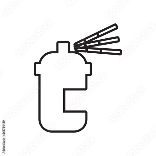 paint spray icon. Element of Constraction tools for mobile concept and web apps icon. Outline, thin line icon for website design and development, app development