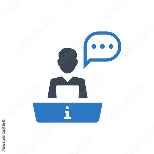Information desk icon