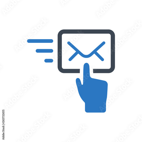 Sending fast mail icon