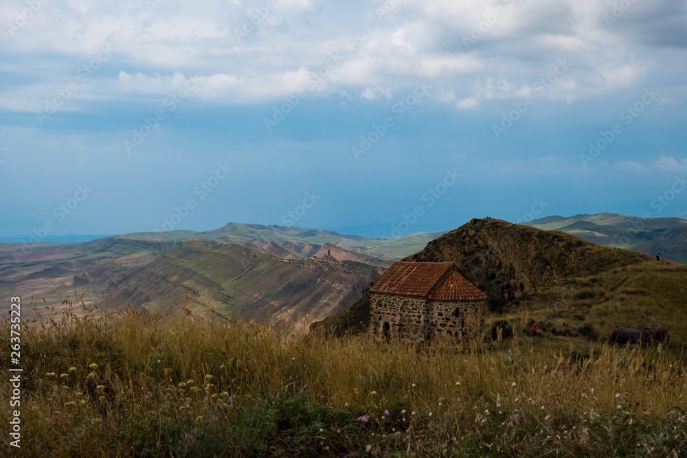 Border patrol hut between Georgia and Azerbaijan