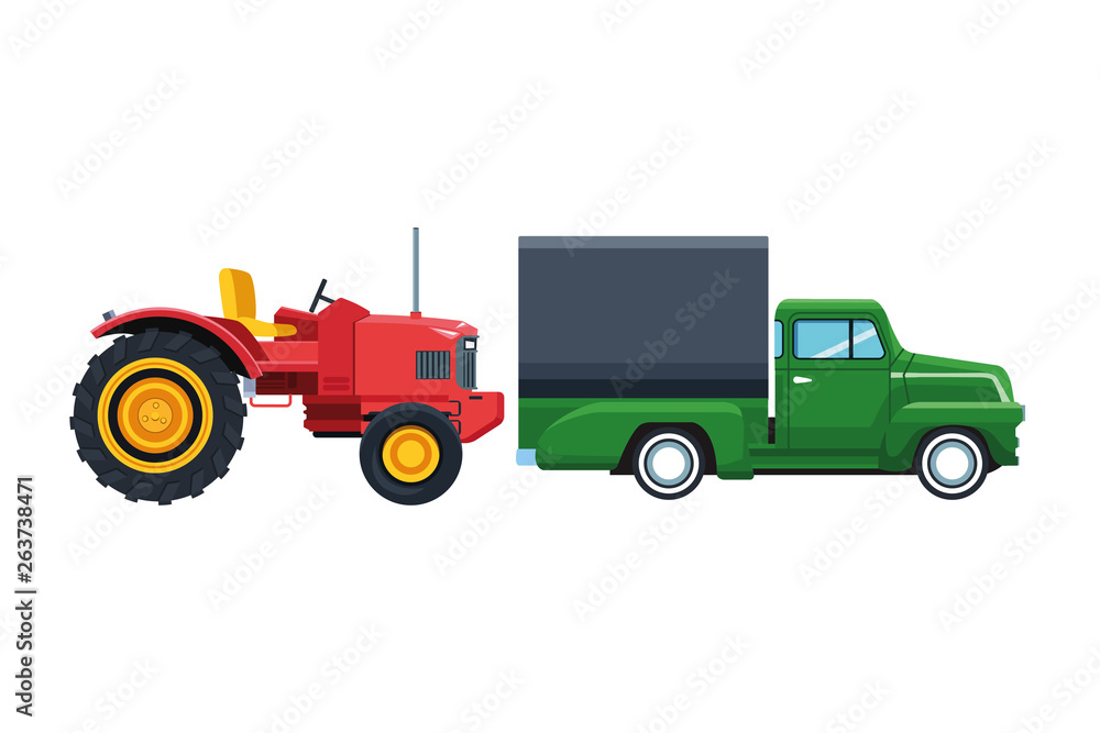 truck and tractor