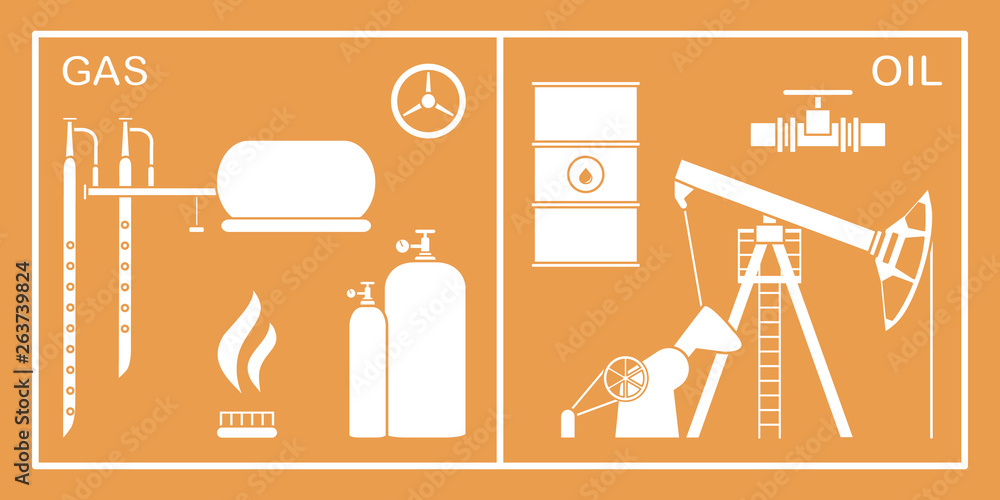 Oil, gas industry equipment. Extraction, storage