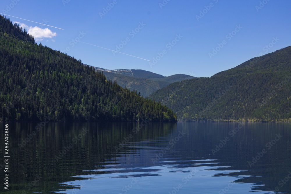 Sullivan Lake on a sunny day