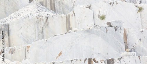 Carrara marble mine in Italy