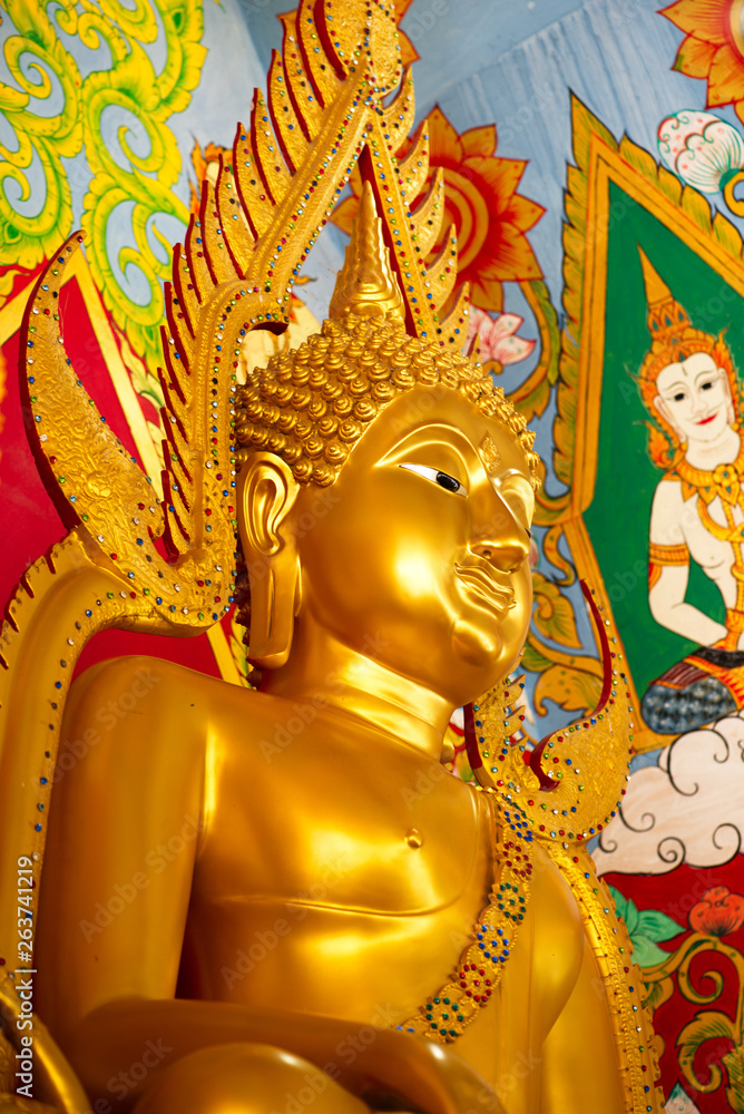 The buddha statue Golden in thailand. The buddha statue Golden in thailand.