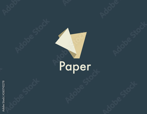 Creative geometric golden logo crown and petals flower beauty