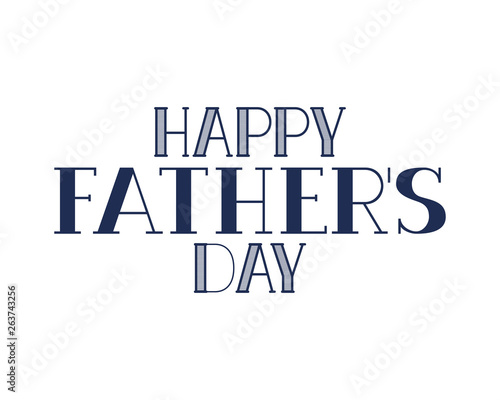happy father day label isolated icon