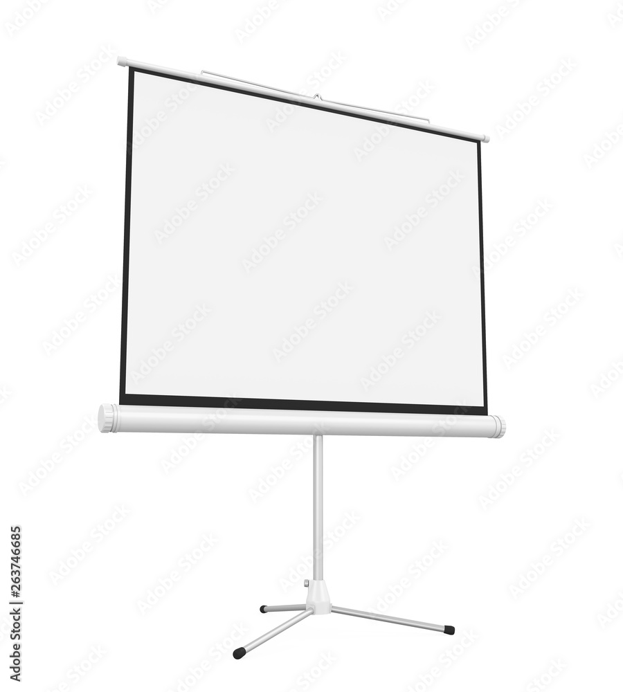 Blank Projector Screen Isolated Blank Projector Screen Isolated
