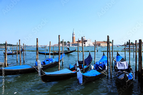 Gondolas Venice Canal © Ana