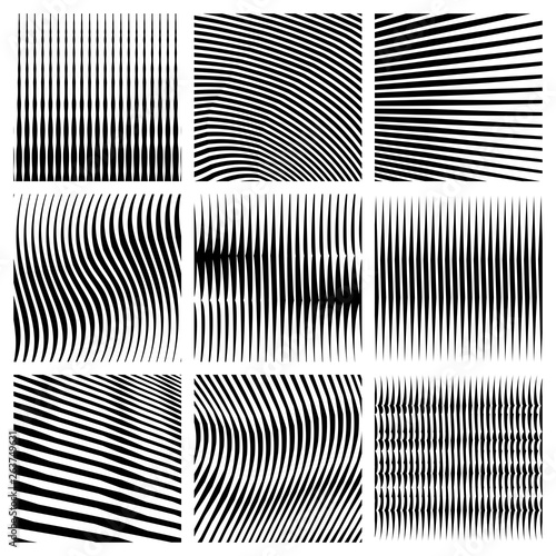 Square shapes. Geometric abstractions for backgrounds and logos.