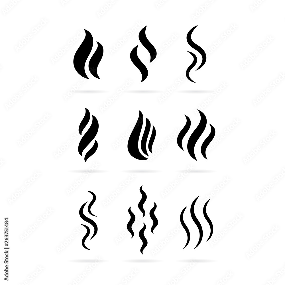 Heat vector icon Stock Vector | Adobe Stock