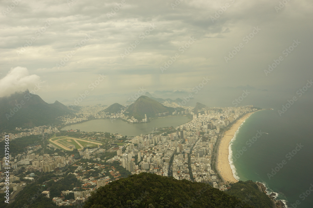 Obraz premium aerial view of mountains