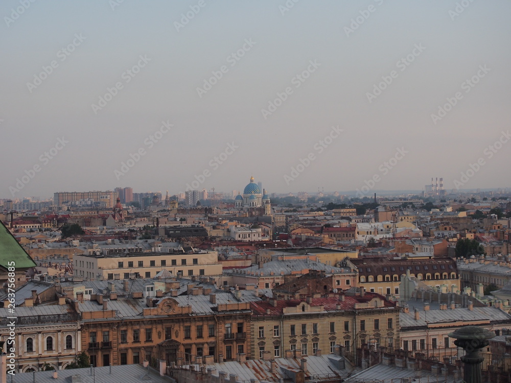 View of St. Petersburg from St. Isaac's Cathedral. Russia.