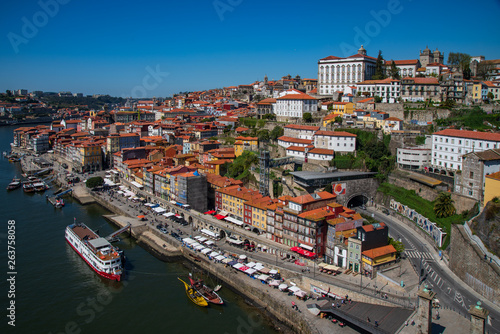 downtown in Porto Portugal