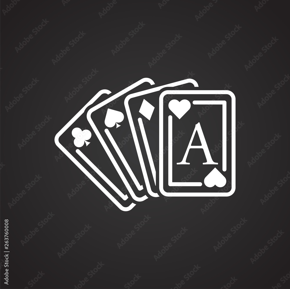Casino icon on background for graphic and web design. Simple vector sign. Internet concept symbol for website button or mobile app. Casino icon on background for graphic and web design. Simple vector sign. Internet concept symbol for website button or mobile app.