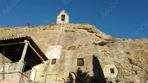 Iglesia Rupestre de los Santos Justo y Pastor, Olleros de Pisuerga, Montaña Palentina, Palencia, Castilla y Leon, Spain, Europe photo