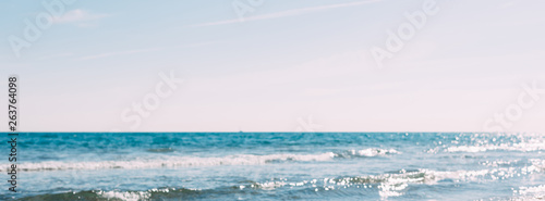 Fototapeta Naklejka Na Ścianę i Meble -  Summer sand beach and seashore waves background