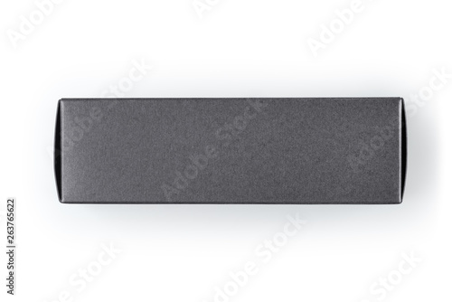 Wallpaper Mural Black cardboard box isolated with clipping path Torontodigital.ca