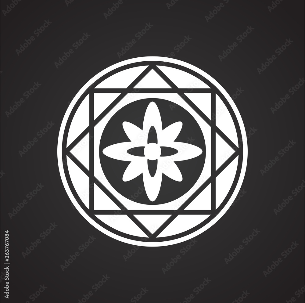 Yoga related icon on background for graphic and web design. Simple vector sign. Internet concept symbol for website button or mobile app. Yoga related icon on background for graphic and web design. Simple vector sign. Internet concept symbol for website button or mobile app.