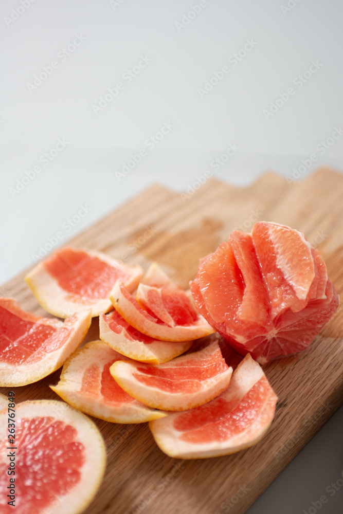 Grapefruit food photography