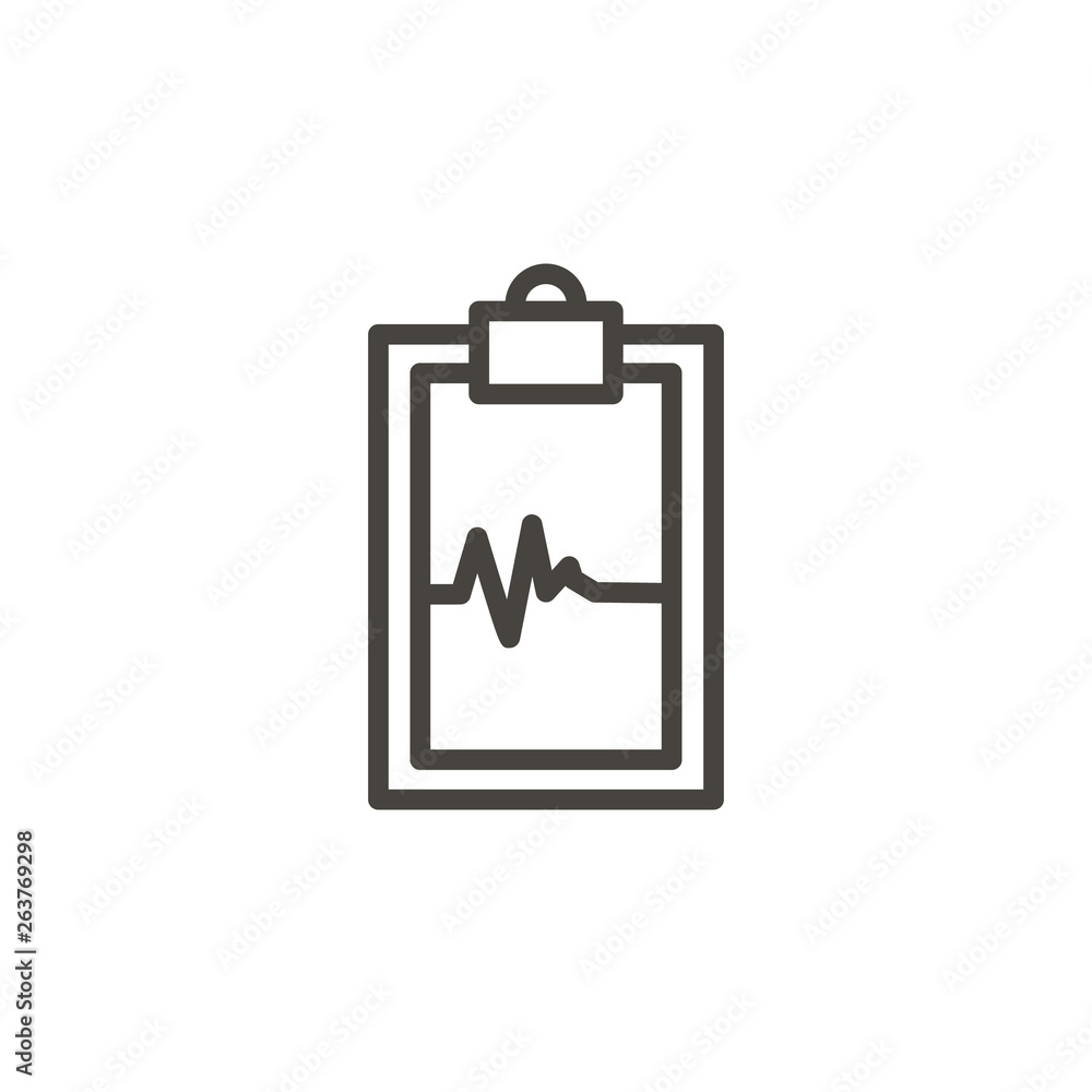 Cardiogram, medical vector icon. Element of medicine for mobile concept and web apps illustration. Thin line icon for website design and development. Vector icon Cardiogram, medical vector icon. Element of medicine for mobile concept and web apps illustration. Thin line icon for website design and development. Vector icon