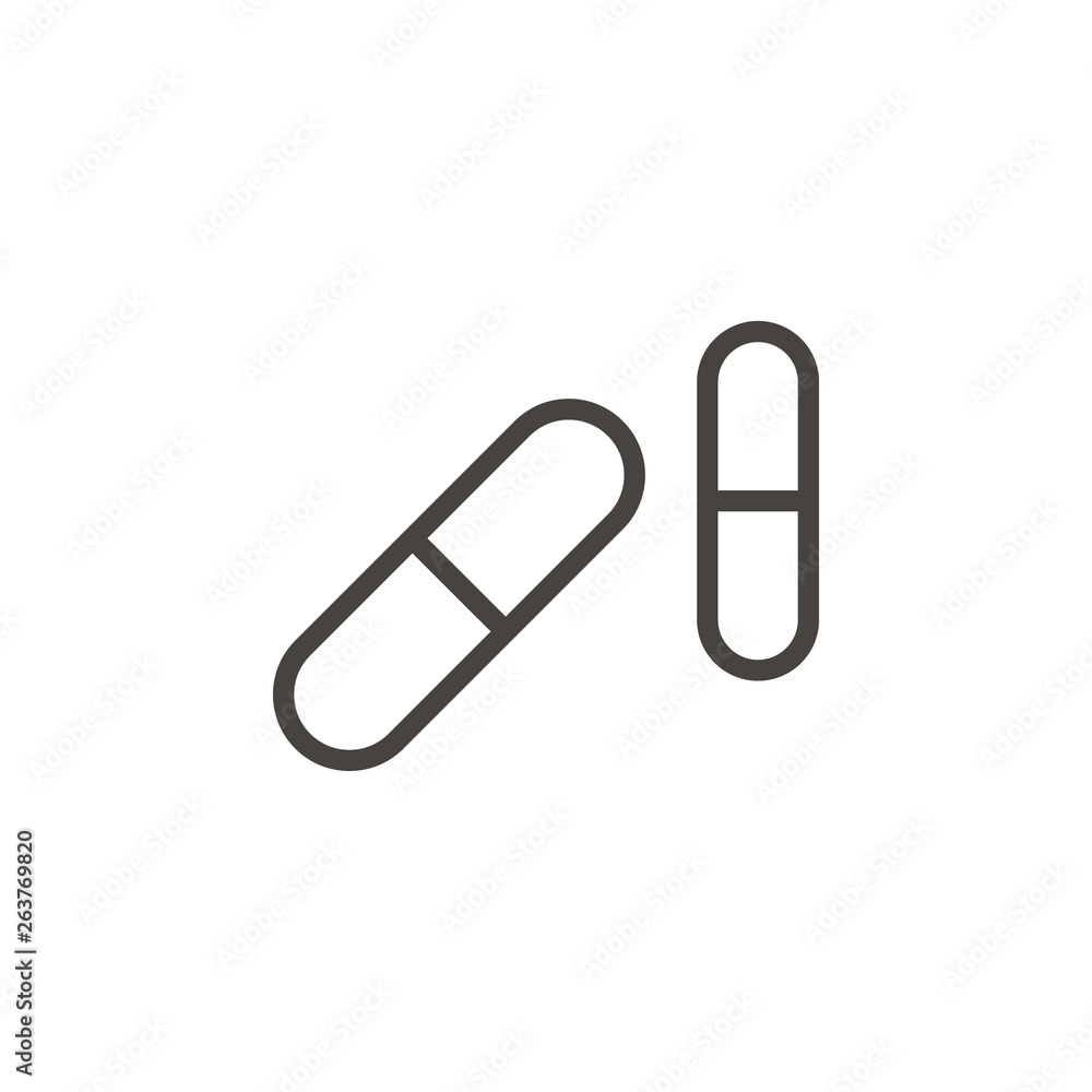 Medical, tablets vector icon. Element of medicine for mobile concept and web apps illustration. Thin line icon for website design and development. Vector icon Medical, tablets vector icon. Element of medicine for mobile concept and web apps illustration. Thin line icon for website design and development. Vector icon