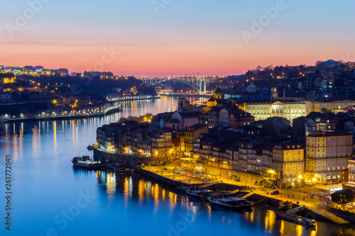 City Sunset Porto Portugal