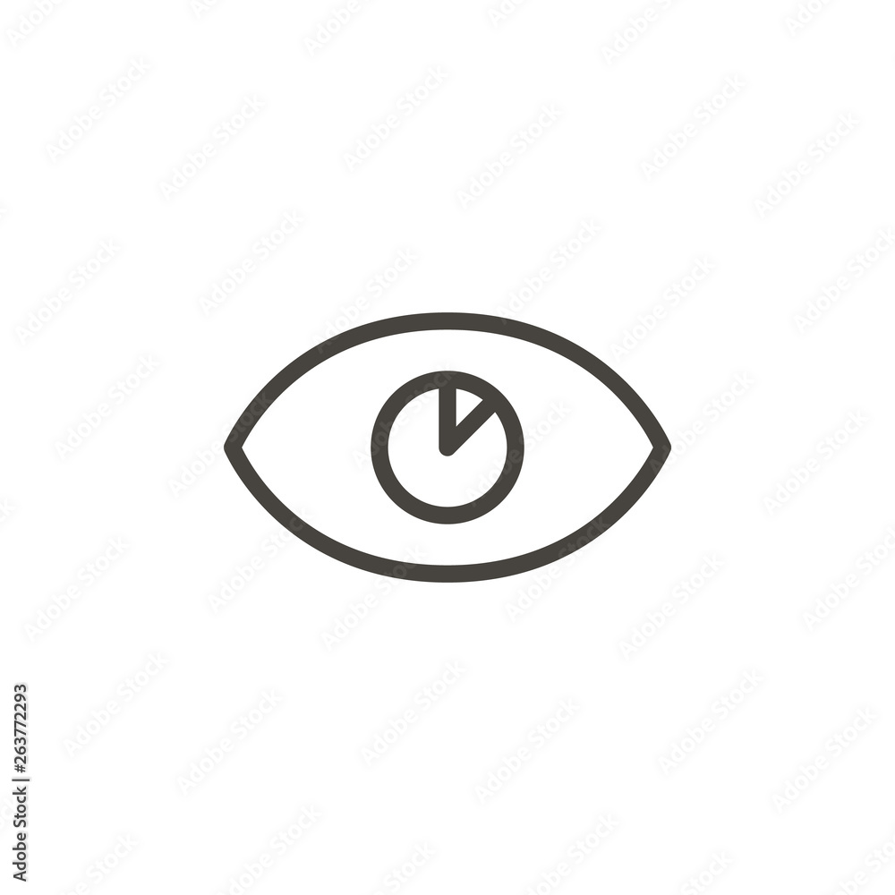 Anatomy, eye, view vector icon. Element of medicine for mobile concept and web apps illustration. Thin line icon for website design and development. Vector icon Anatomy, eye, view vector icon. Element of medicine for mobile concept and web apps illustration. Thin line icon for website design and development. Vector icon