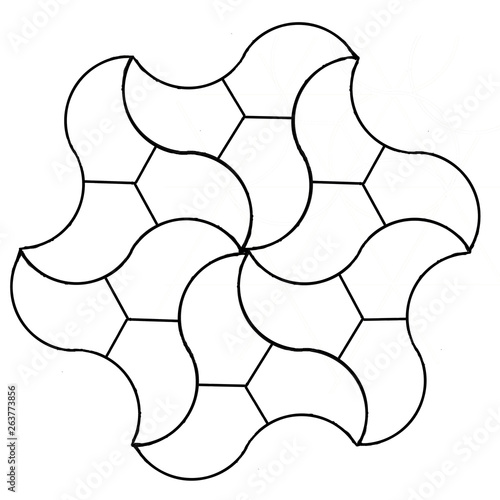 Fotografie ARABESQUES GEOMETRIQUES