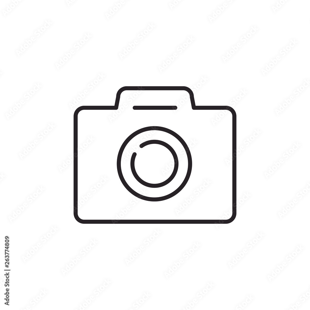 Camera Social Media Icon. Modern Simple Vector For Web Site Or Mobile App Camera Social Media Icon. Modern Simple Vector For Web Site Or Mobile App