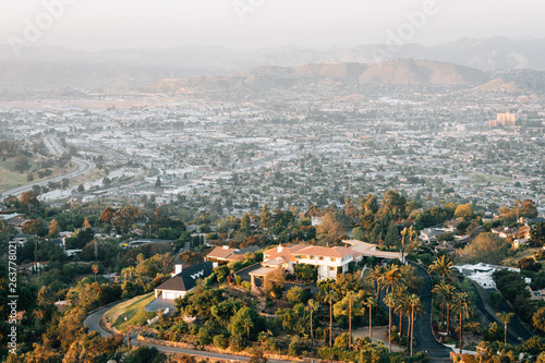 Obraz na płótnie View from Mount Helix, in La Mesa, near San Diego, California w salonie