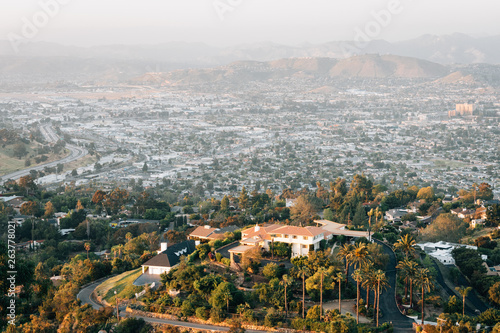 View from Mount Helix, in La Mesa, near San Diego, California