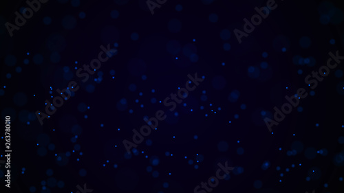Space dust. Abstract background of dust particles. Fantastic illustration. 3d rendering.