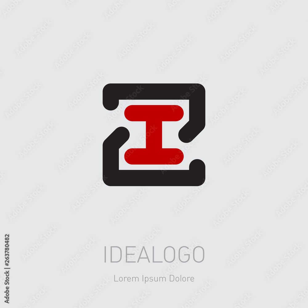 ZI or 21 - Vector design element or icon. Initial monogram logotype. Z or 2 and I or 1 logo. ZI or 21 - Vector design element or icon. Initial monogram logotype. Z or 2 and I or 1 logo.